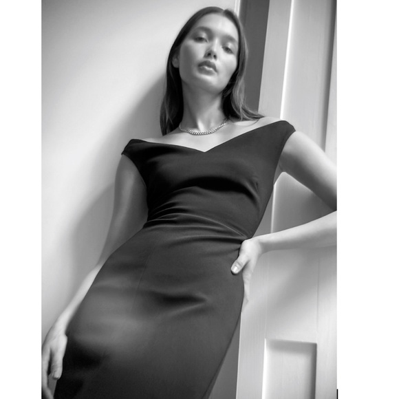 Babaton Dresses & Skirts - NWT Aritzia Babaton Terrace Dress Charcoal